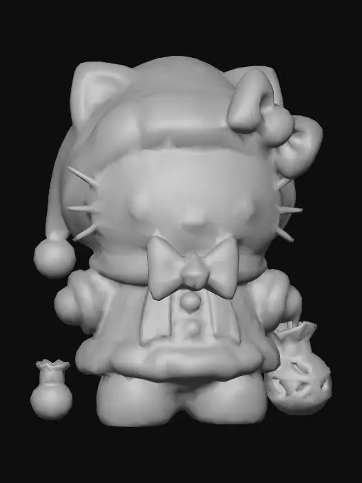 3D model for Festive Kitty