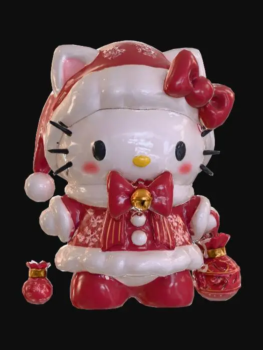 3D model for Festive Kitty