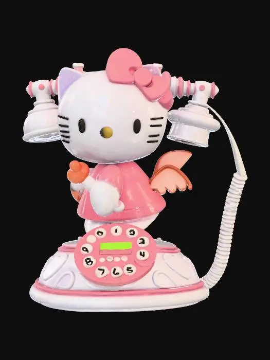 3D model for HELLA CUTE KITTY PHONE