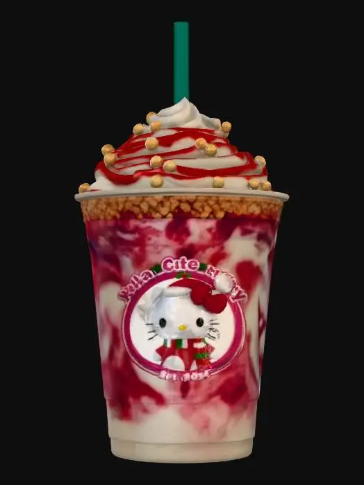 3D model for HELLA CUTE KITTY FRAP DRINK