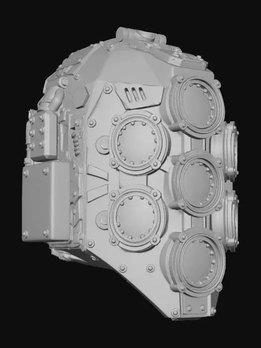 3D model for Crimson Cyber Eye Array Mask