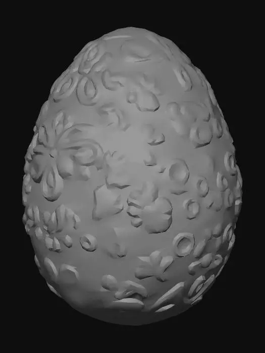 3D model for Floral Chocolate Egg, #EasterEgg2026#