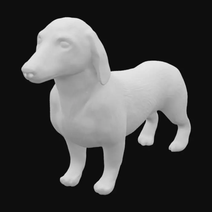 3D model for weiner_dog
