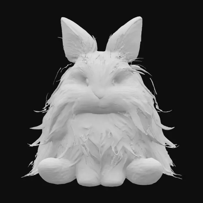 3D model for Ethereal Bunny