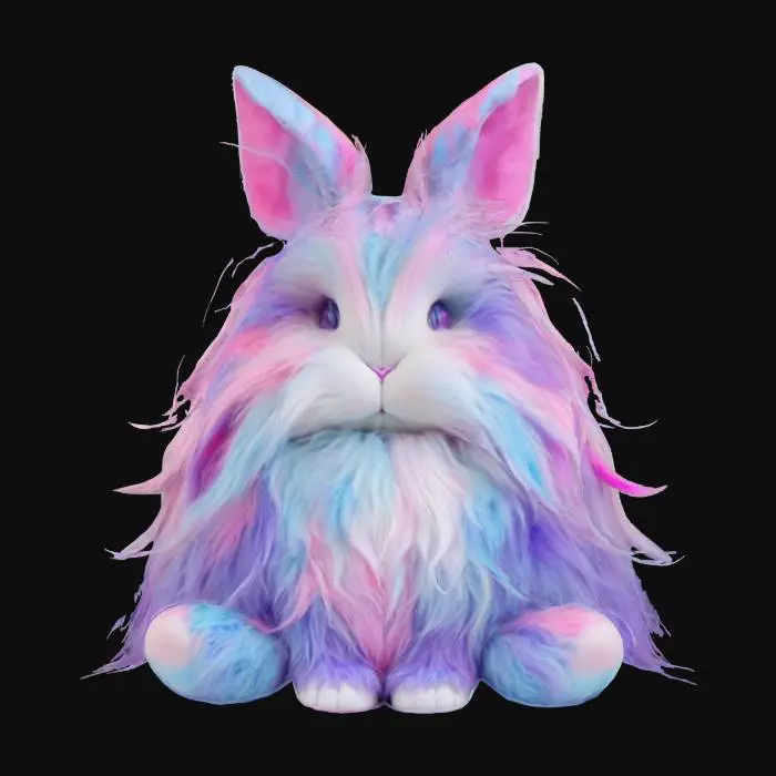 3D model for Ethereal Bunny