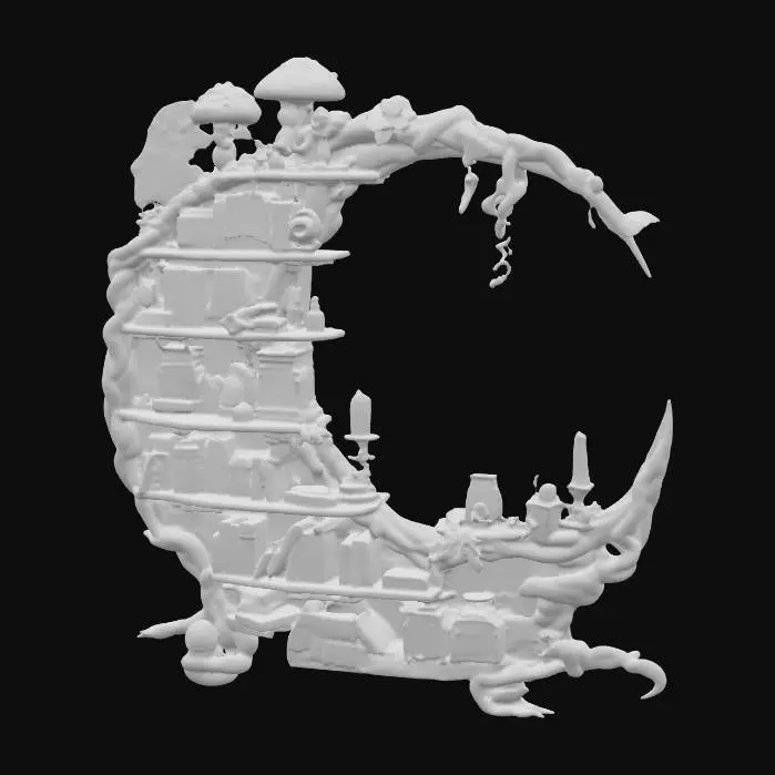 3D model for Enchanted Library Moon
