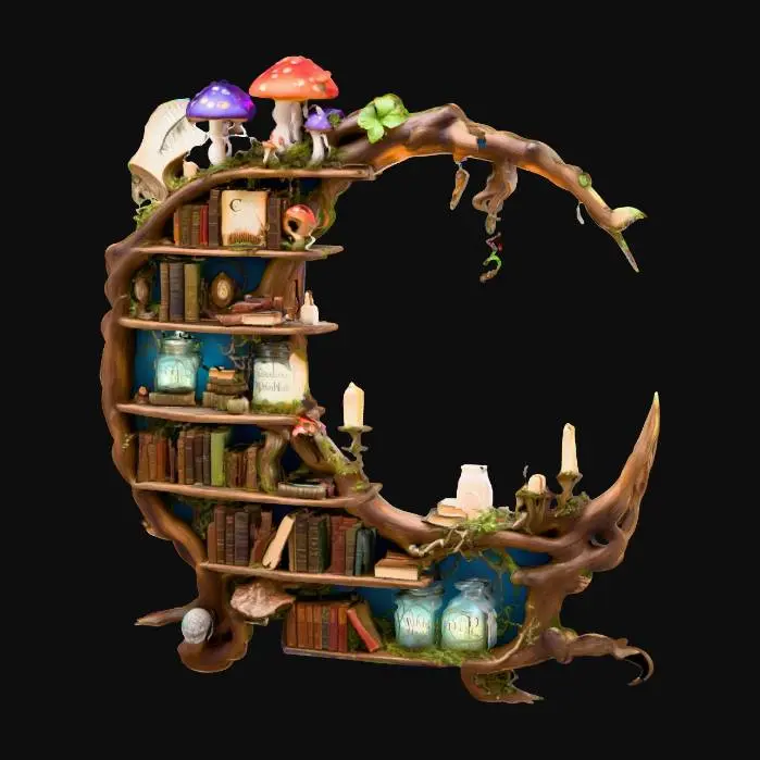 3D model for Enchanted Library Moon