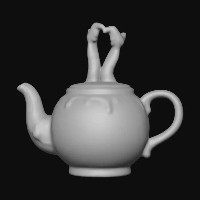 3D model for Witchy Teapot, #Halloween2025#