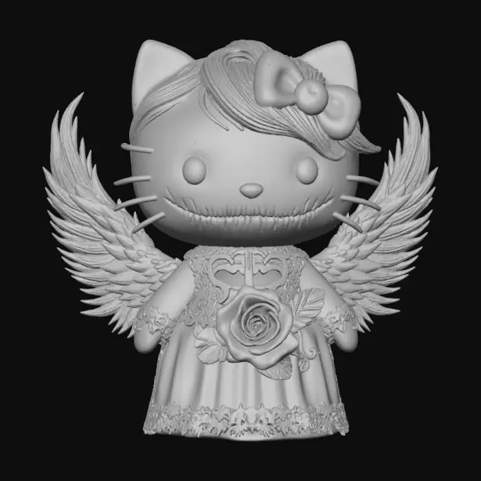 3D model for Gothic Kitty Blossom