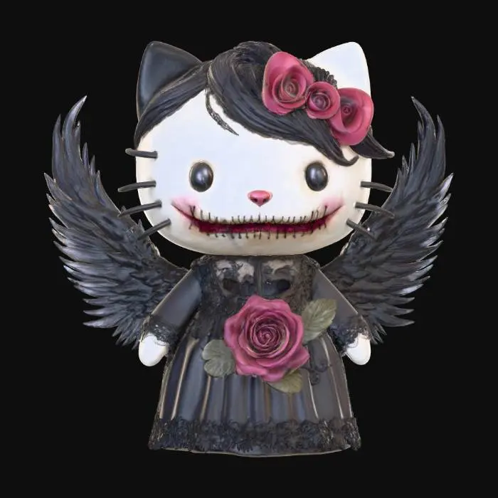 3D model for Gothic Kitty Blossom