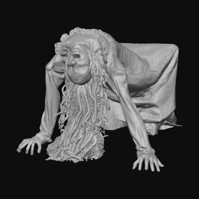 3D model for Creepy Bride Apparition, #Halloween2025#