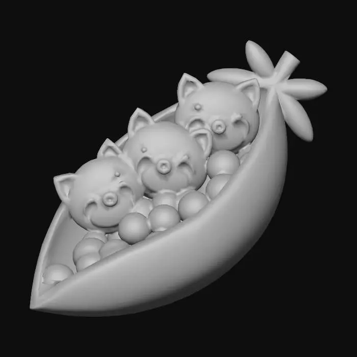 3D model for KITTY PEAS MY DESIGN