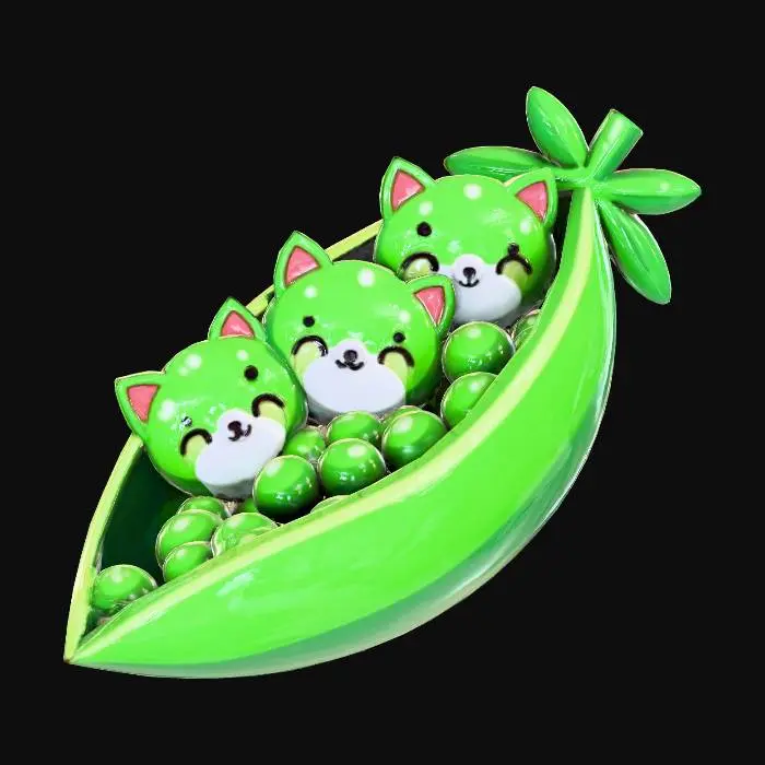 3D model for KITTY PEAS MY DESIGN