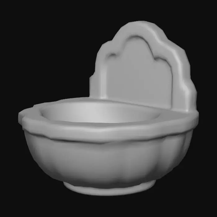 3D model for MarbleWallBasin