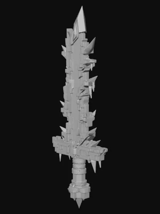 3D model for Icicle Greatsword