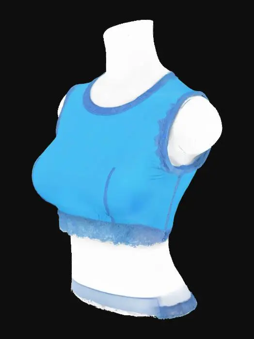 3D model for Cropped top