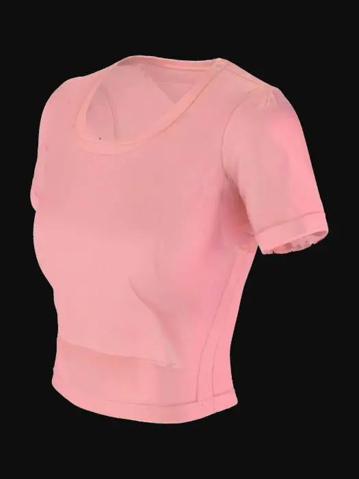 3D model for Women’s Cropped Top Design, #cloth