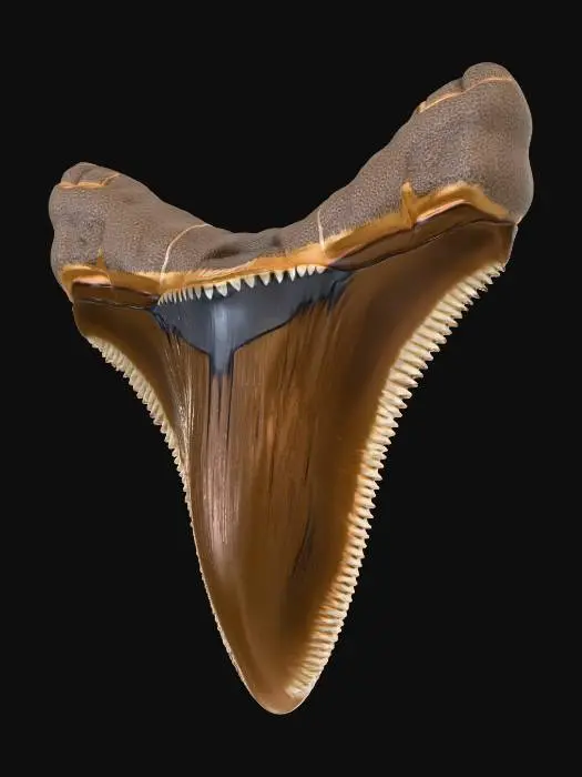 3D model for Stylized singular megalodon tooth
