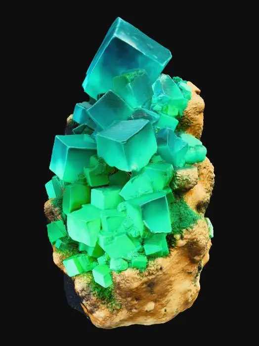 3D model for Gleaming Crystals