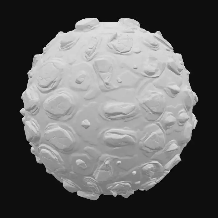 3D model for Lava Texture