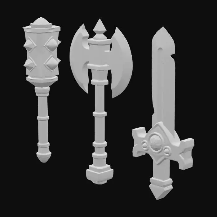 3D model for Cartoon Armory