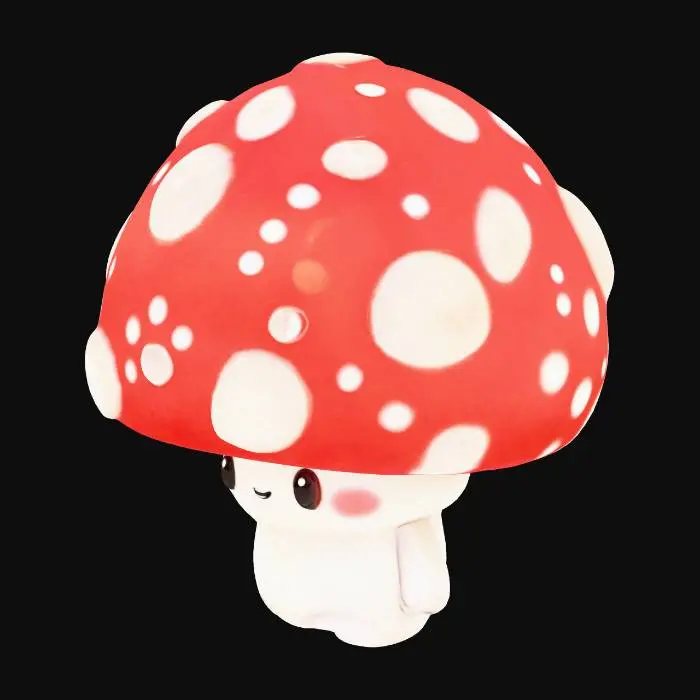 3D model for Mushroom Buddy