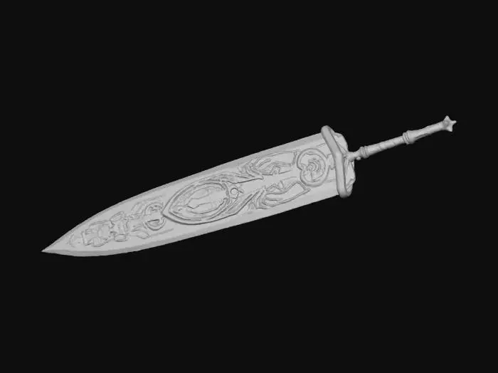3D model for ludwig's holy blade - Bloodborne Inspired