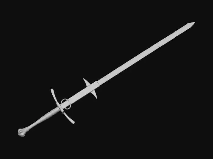 3D model for Zweihander Sword