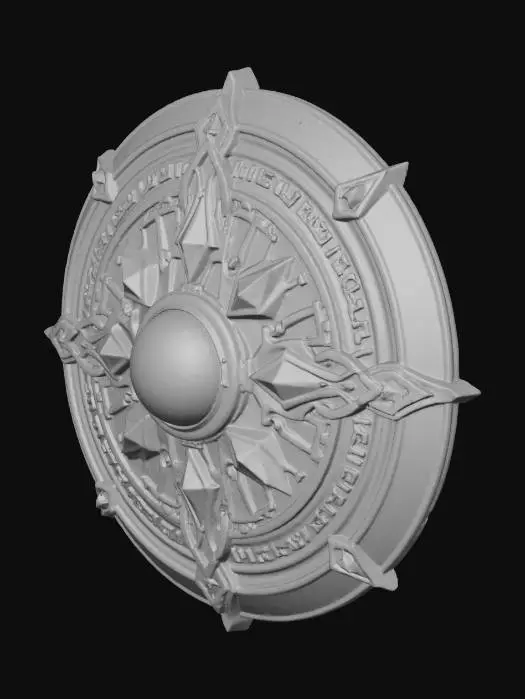 3D model for Magical Rounded Shield