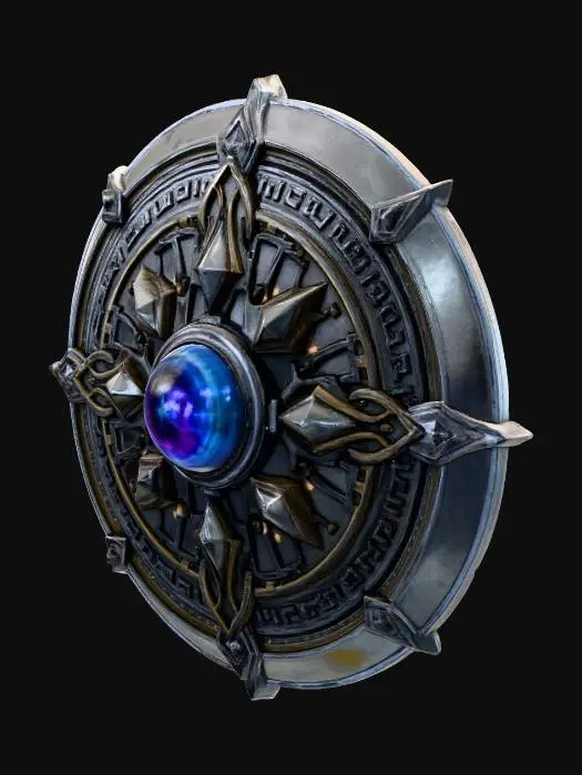 3D model for Magical Rounded Shield