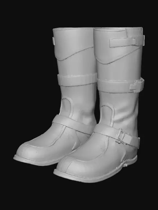 3D model for Leather Boots