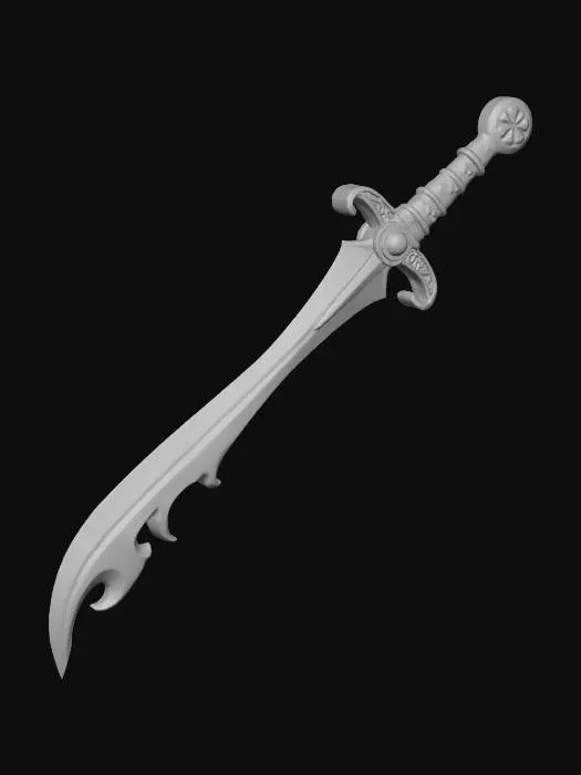 3D model for Horned Warrior's Greatsword - Elden Ring Inspired