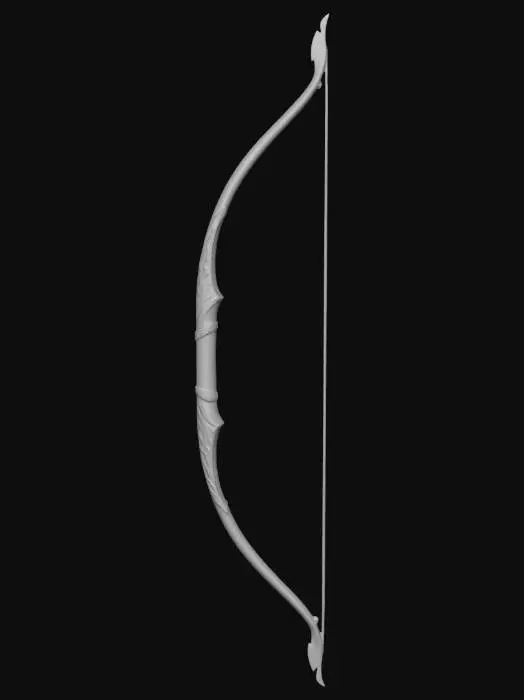 3D model for Elven Longbow
