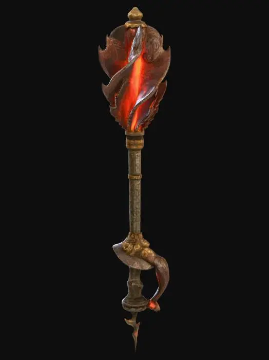 3D model for Inferno Scepter