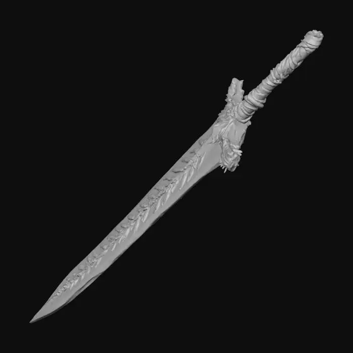 3D model for Dark Moon Greatsword | Elden Ring