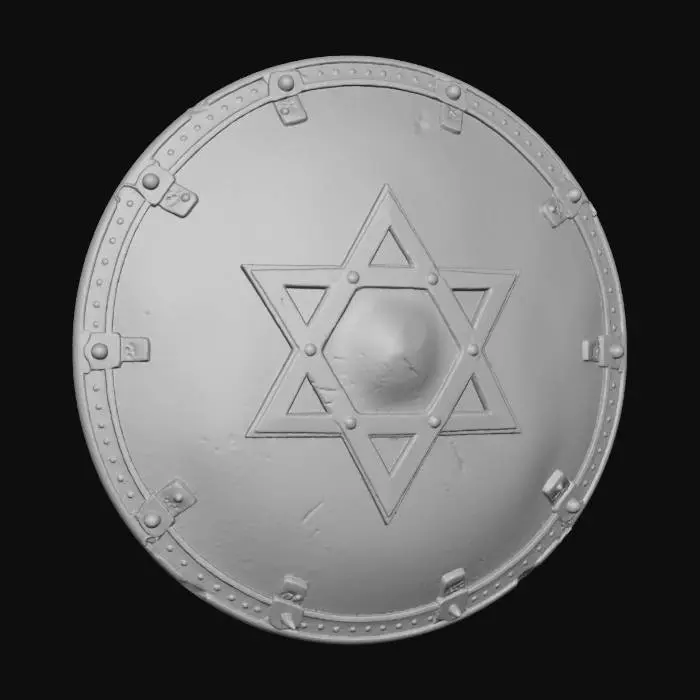 3D model for David Star Shield