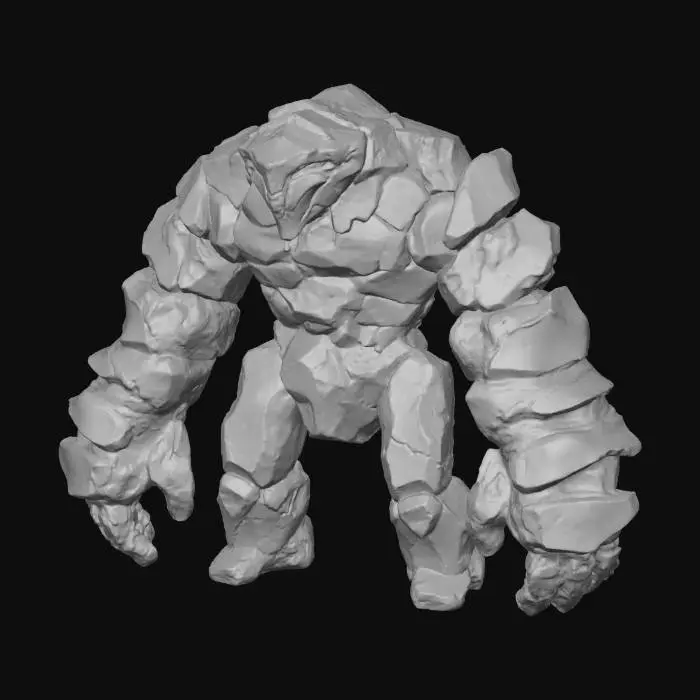 3D model for Desert Golem