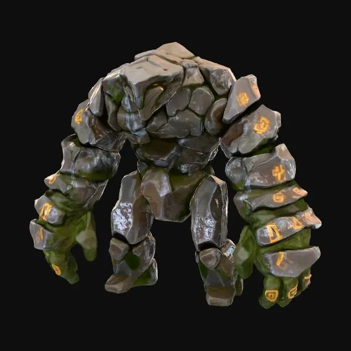 3D model for Desert Golem