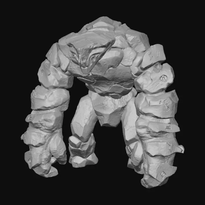 3D model for Desert Golem