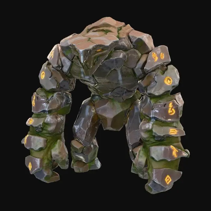 3D model for Desert Golem