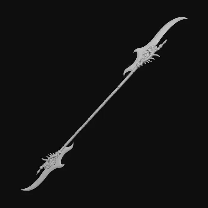 3D model for Double-Bladed Glaive