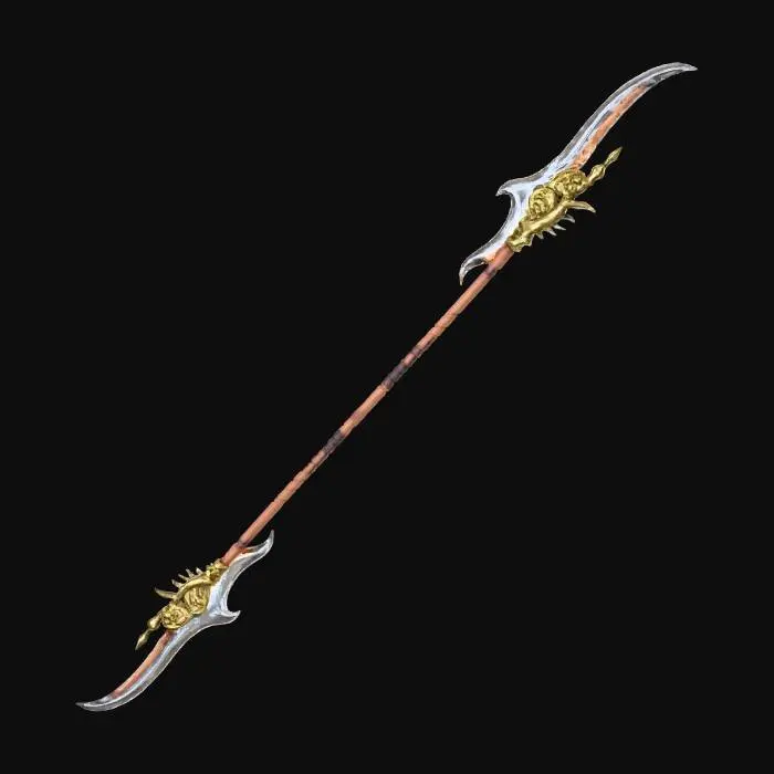 3D model for Double-Bladed Glaive