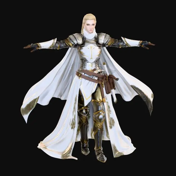 3D model for Knight of Valor