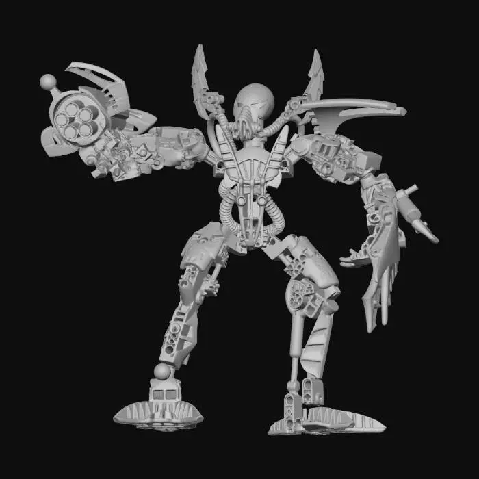 3D model for Bionicle Warrior
