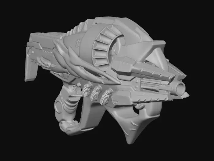 3D model for Nerf Alien Menace Incisor