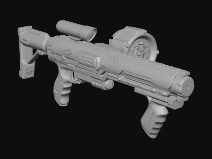3D model for Nerf Elite Rampage Blaster
