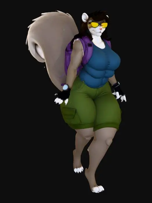 3D model for City Explorer Squirrel Zootopia