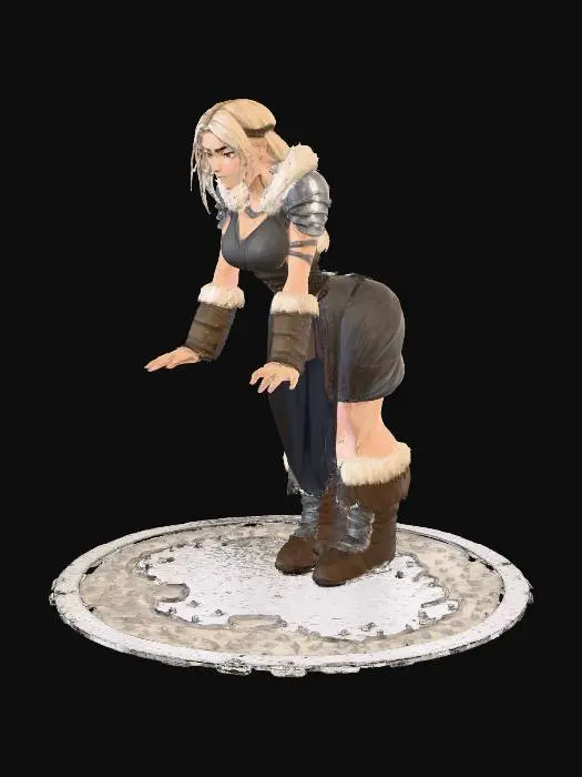 3D model for Warrior's Reflection