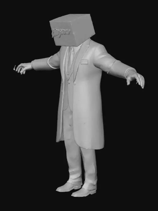 3D model for Impressionist Figure