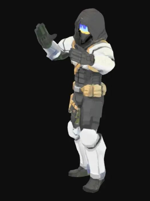 3D model for Stealth Commando